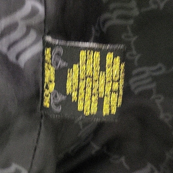 Y2K Retro ROCAWEAR Moto Style Jacket w/Mixed Fabrics, Ruching in Black Women's M - Picture 10 of 12